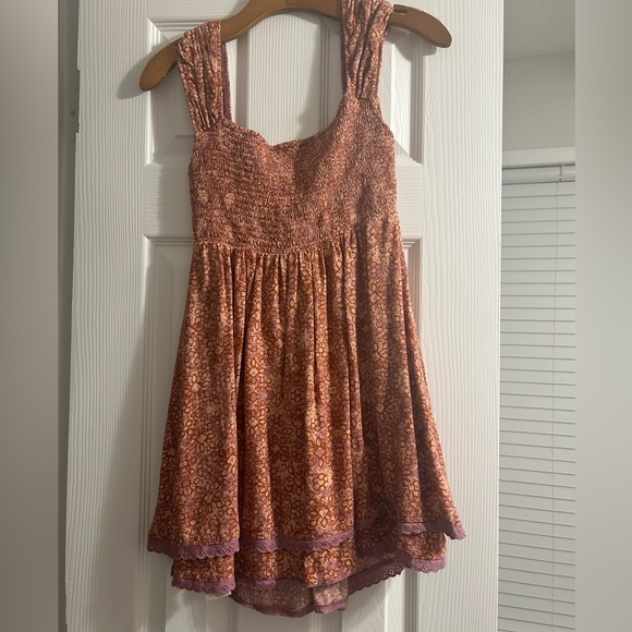 Free people flowery mini dress - Picture 2 of 3